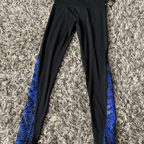 Champion leggings with blue string art design - Picture 2 of 4
